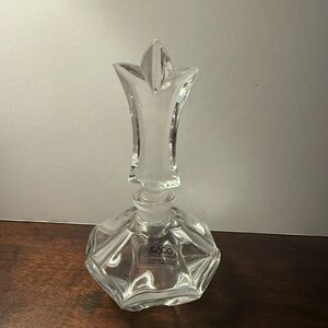 Vintage Enesco Purfume Bottle Clear With Sticker